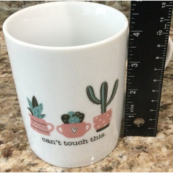 10 Strawberry Street Ceramic Mug “can’t touch this” Dishwasher-Microwave Safe - Picture 7 of 8